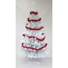 weißer Weihnachtsbaum geschmückt