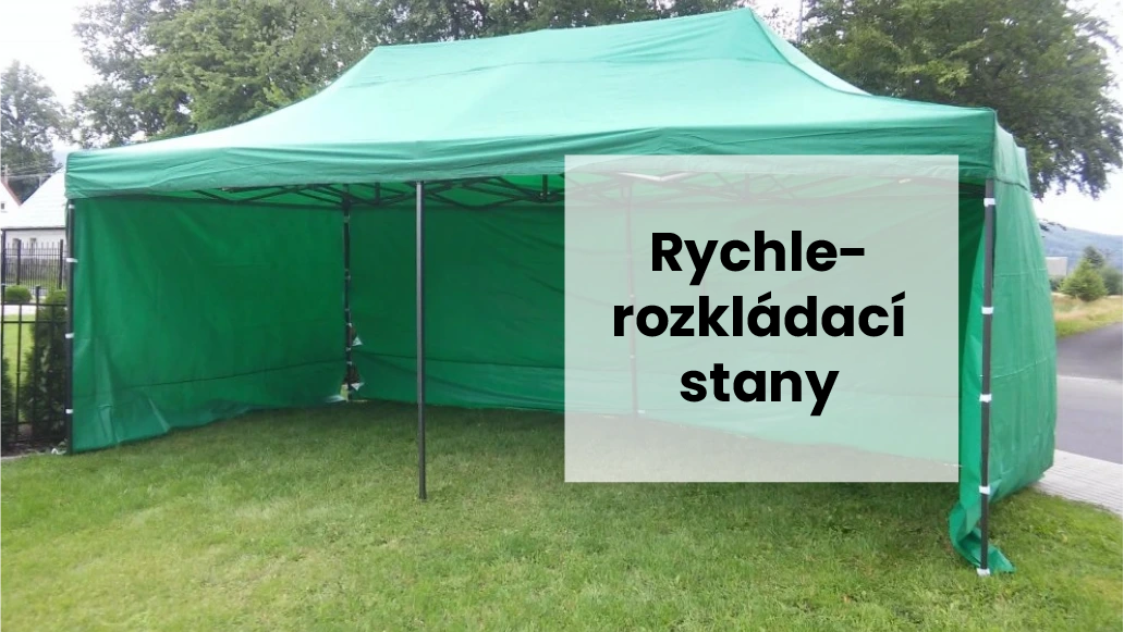 Vše, co potřebujete vědět o rychlém skládacím stanu: montáž, odolnost, ochrana a praktické doplňky