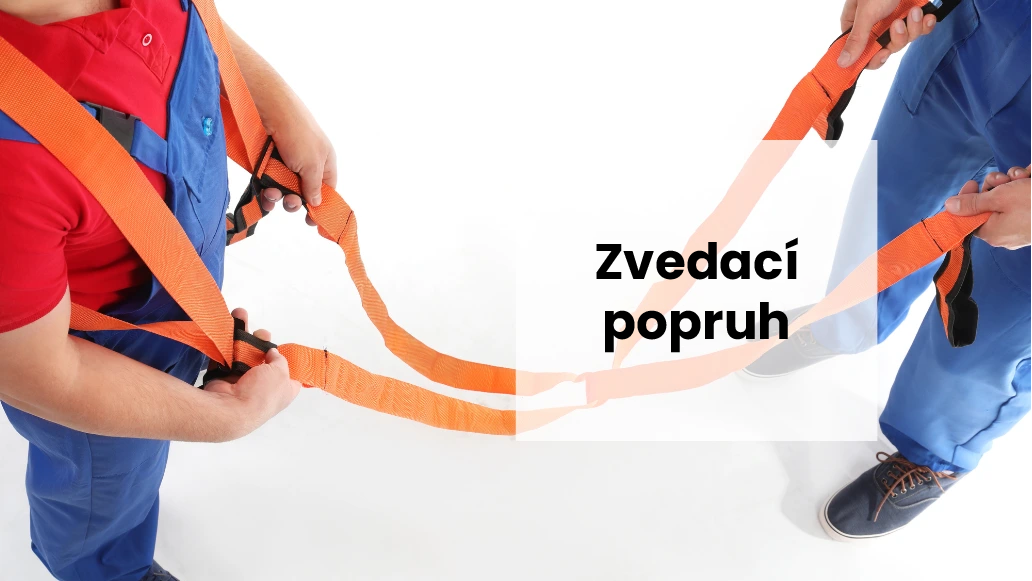 K čemu slouží zvedací popruh a jak se s ním manipuluje?