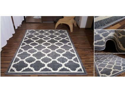 Dywan Tkany MAROKO Fryz 160x220 cm Koniczynka Grubosc 20 mm