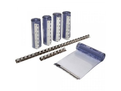 SADA PVC PÁSOVÝCH ZÁVĚSŮ KERBL 30X225CM