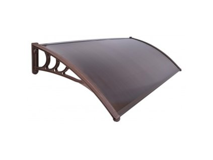 Daszek plastikowy Eko 80x150cm brazowy