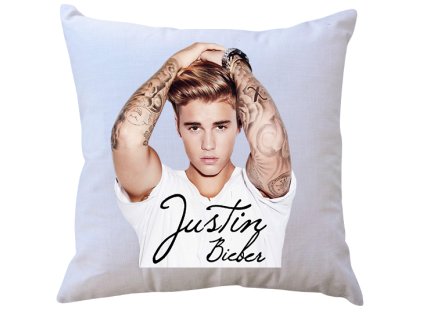 Polštář 40 x 40 cm Justin Bieber