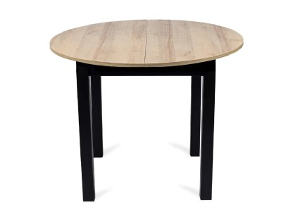 Kulatý rozkládací stůl Harry 102 až 142 cm dub Riviera