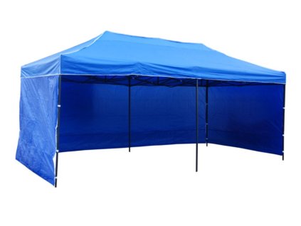 skládací stan modrý 3x6m