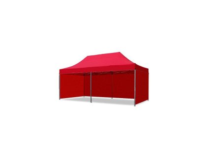 skládací stan červený 3x6m