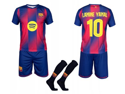 dres s podkolenkami Lamine Yamal FC Barcelona