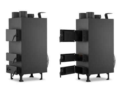 Horkovzdušná pec na tuhé palivo 25 kW PN3