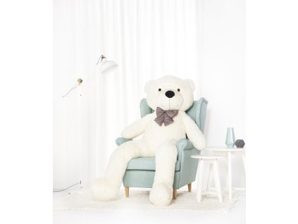 Plyšový medvěd Classico 190 cm bílý