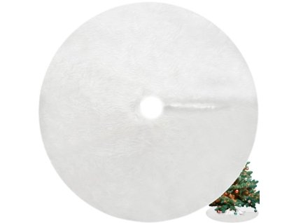 Ukázka bílé podložky pod stromek o průměru 150 cm