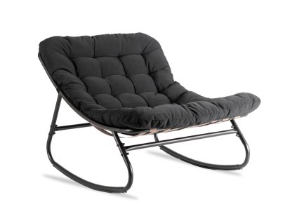 ukázka černého houpacího křesla Aurora