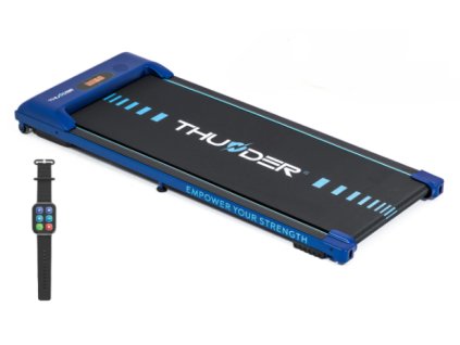 ukázka modrého běžeckého pásu Thunder Idea