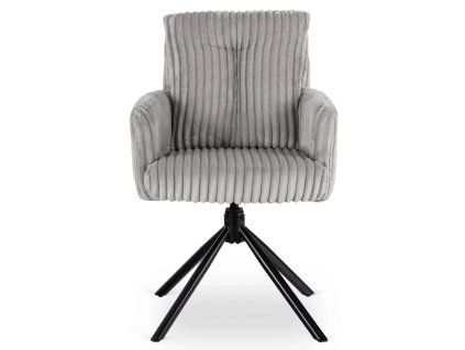 Otočná stolička šedá manšester June