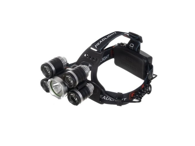 ČELOVKA 5X LED T6 CREE