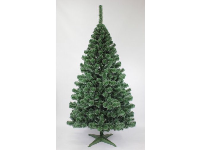 42192 vianocny stromcek jedla lux zeleno biela 180cm