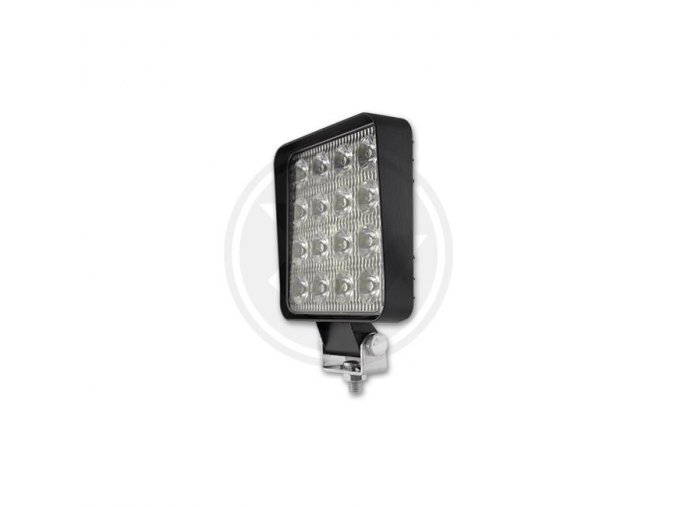 47998 pracovna led lampa 10 30v 48w 16led stvorcova wr