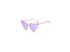 SLUNEČNÍ BRÝLE HEART GLITTER VIOLET OK282WZ1