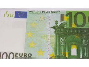 100 EURO banknoty do zabawy i nauki plik 100szt GRATIS