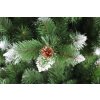 2160 3 vianocny stromcek borovica zasnezena so siskami 150 cm