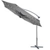 pol pl Parasol ogrodowy 32 LED na wysiegniku 3 5m szary 15116 5