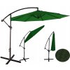 Parasol Ogrodowy Skladany na Wysiegniku Duzy 300cm Wysokosc 250 cm