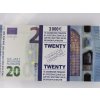20 EURO banknoty do zabawy i nauki plik 100szt GRATIS EAN GTIN 5902410004621