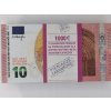10 EURO banknoty do zabawy i nauki plik 100szt GRATIS EAN GTIN 5902410004621 (1)