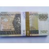 200zlotych banknoty do zabawy i nauki plik 100szt GRATIS Marka inna
