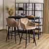 krzeslo barowe tapicerowane hoker salem bezowe welurowe nowoczesne loft (8)