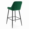 Barová židle Vasto zelená pohled zezadu
