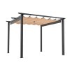 Zahradní altán pergola 3 x 3 m béžová