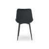 Jídelní židle černá velur Chris