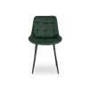 Jídelní židle zelená velur Chris