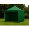 Nůžkový stan hliníkový HEX40L 3 × 3 m zelený