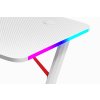 Herní stůl s RGB osvětlením bílý 140 cm BG01