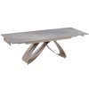 Rozkládací stůl Luigi 160 - 240 cm šedý mramor