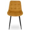 Jídelní židle hořčicová velur Chris