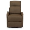 Polohovací křeslo hnědá látka Colton