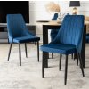 Jídelní židle modrá velúr Bari