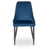 Jídelní židle modrá velúr Bari
