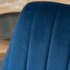 Jídelní židle modrá velúr Bari