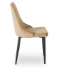 Jídelní židle béžová velur Bari