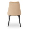 Jídelní židle béžová velur Bari
