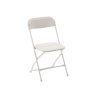Cateringová skládací židle bílá