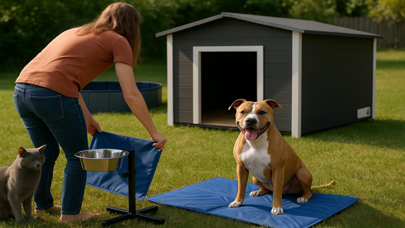 Wie kann man Hunde und Katzen bei Hitze abkühlen?
