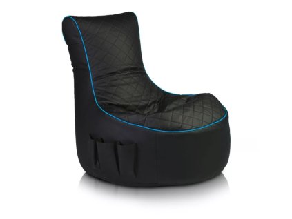 Gaming Sitzsack Pablo schwarz blau