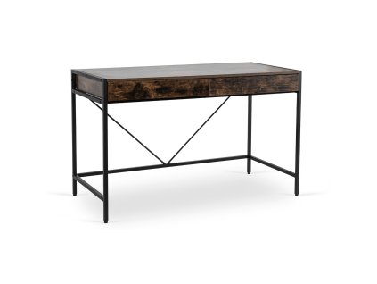 Schreibtisch dunkelbraun Ally 123 cm