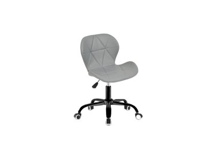 Bürostuhl hellgrau Kunstleder Noto