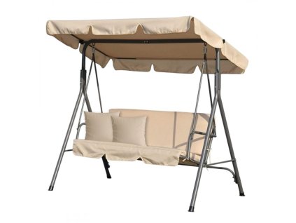 Garten-Schaukel beige