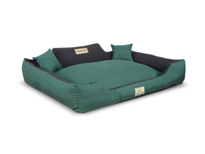 Grünes Hundebett